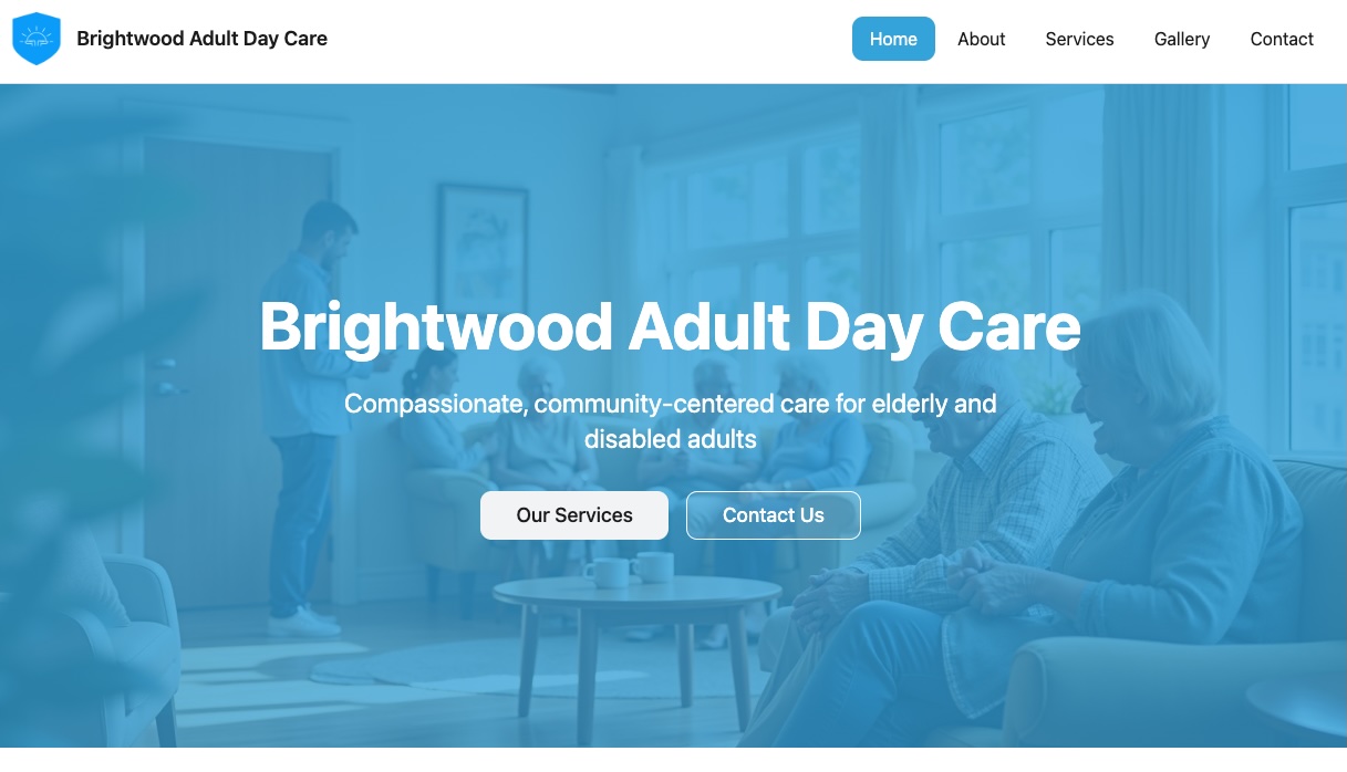 Welcome to Brightwood Adult Day Care