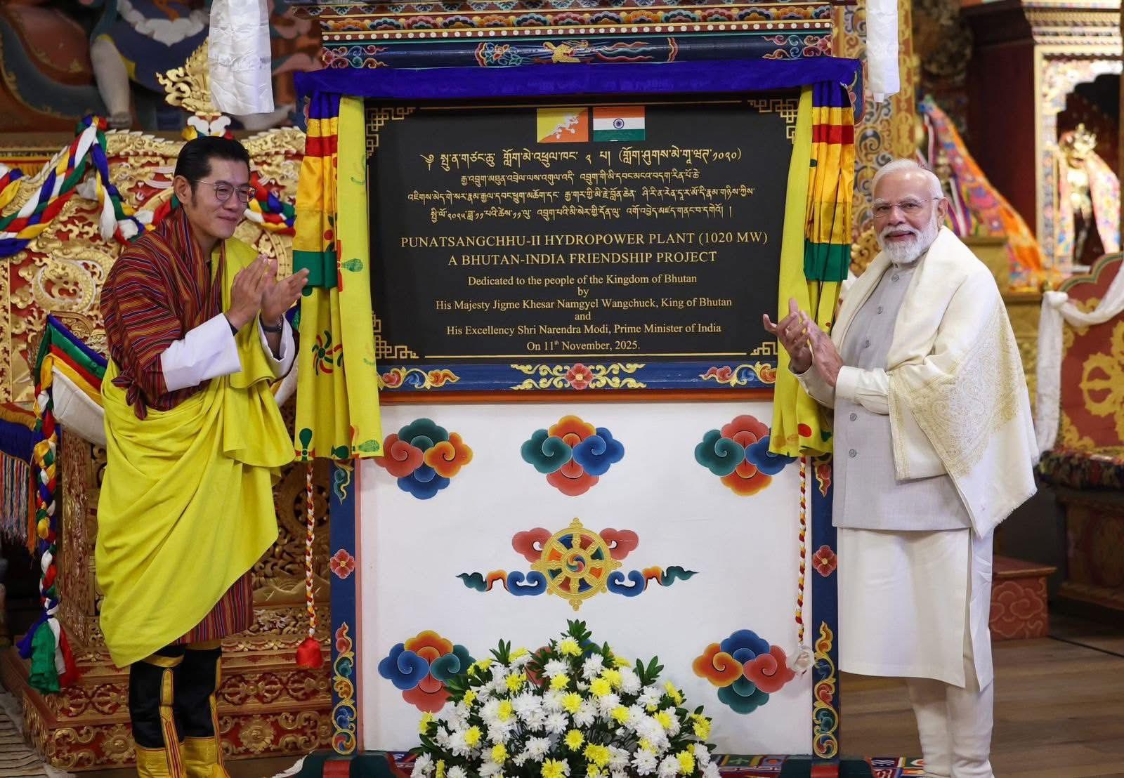 India Extends Nu 40 Billion Line of Credit to Bhutan for Energy Projects; Work on Punatsangchhu-I to Resume